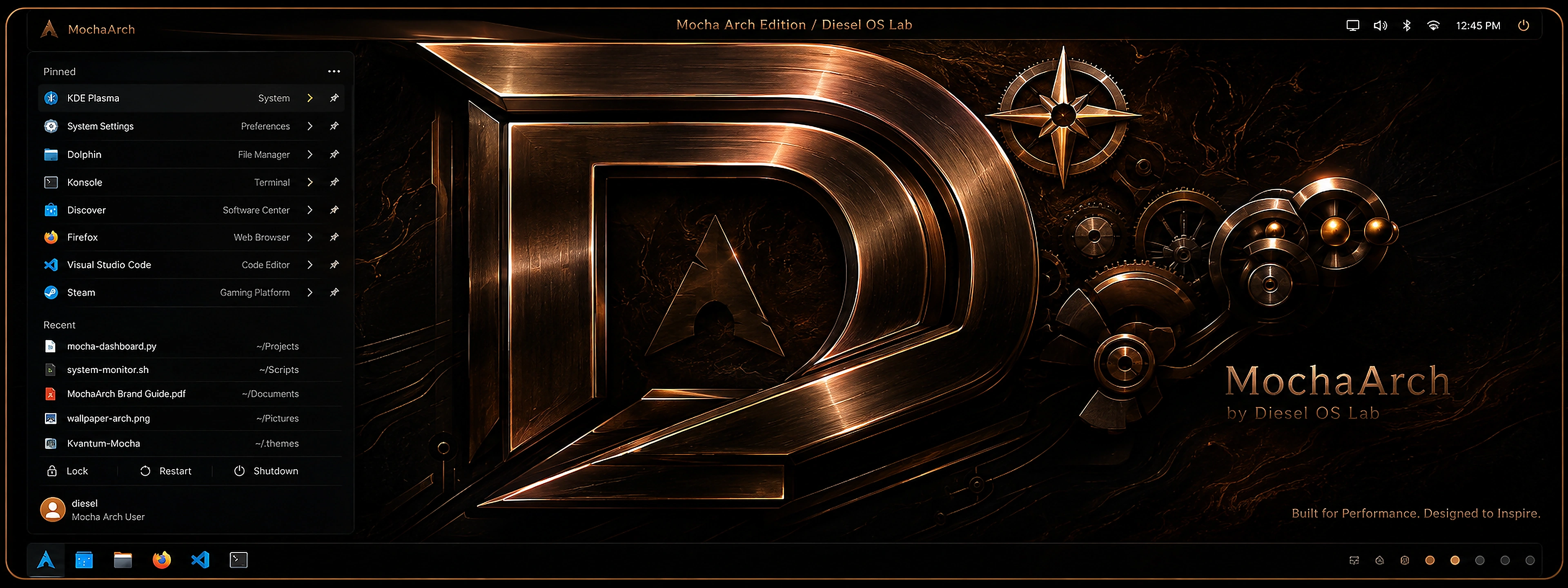 Desktop Mocha Arch Edition